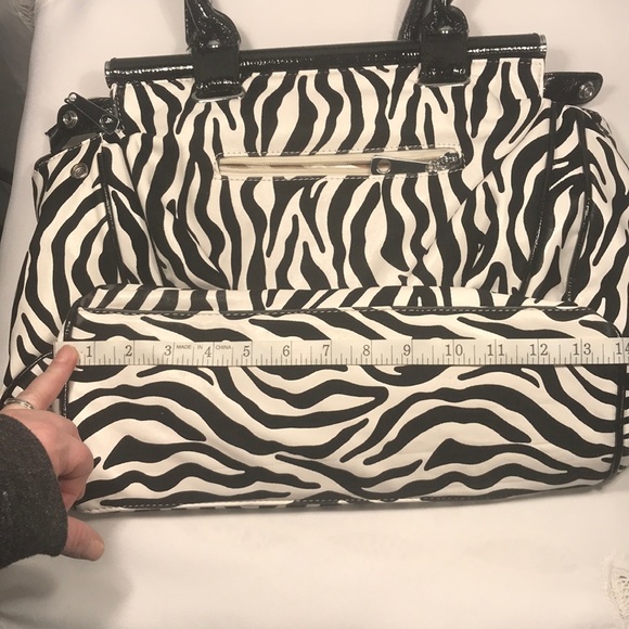 Zebra Purse Velvet Strips - Picture 7 of 8